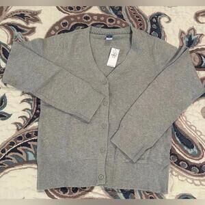 Old Navy Uniform V-Neck Button-Front Cardigan for Girls- XL /12 NWT